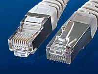 Fibrionic Network Solutions Ligawo - Cable de red (cat. 5e, plano, 20 m), color blanco