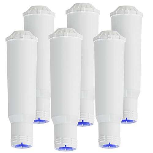 Fil-fresh Filtros de agua para cafeteras automáticas AEG, Krups, Bosch, Siemens, Melitta, Miele y otros modelos similares (6 unidades)