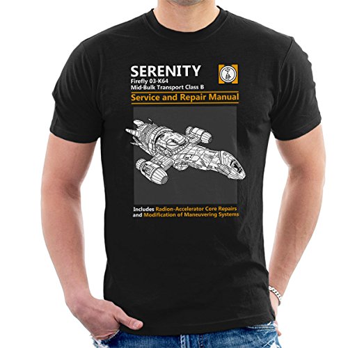 Firefly Serenity Service And Repair Manual Men's T-Shirt