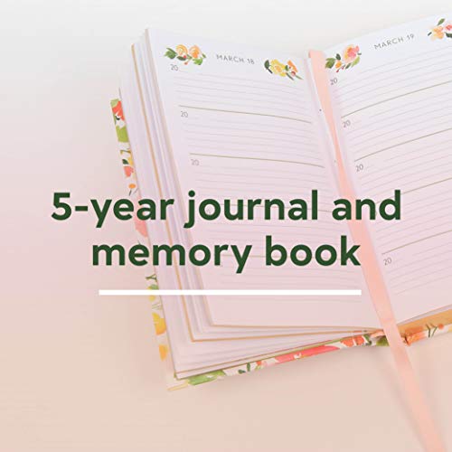 Floral One Line a Day: A Five-Year Memory Book