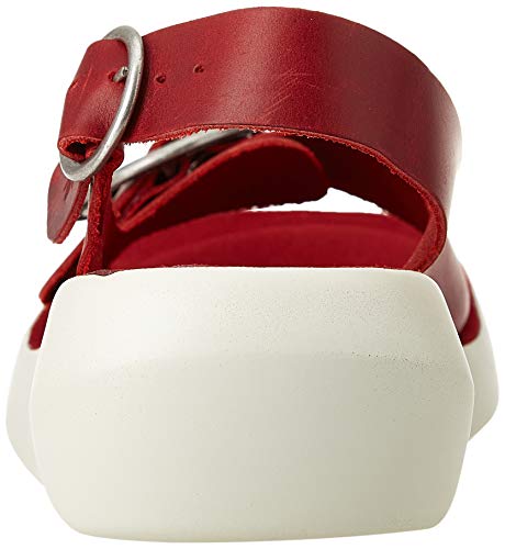 Fly London Berk754fly, Sandalias Mujer, Red, 40 EU