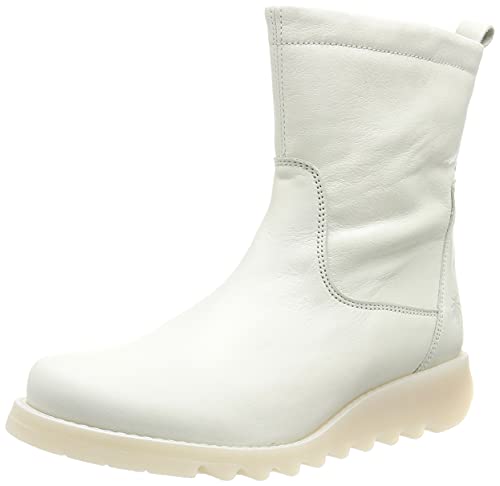 Fly London SAUK794FLY, Botas Cortas al Tobillo Mujer, Marfil, 38 EU