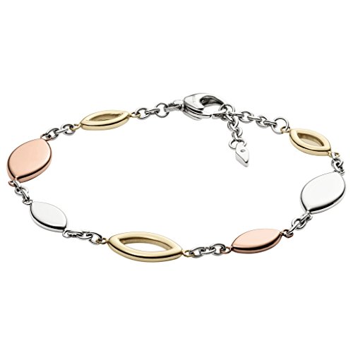 Fossil Pulsera Navette Tri-Tone para Mujer JF02778998