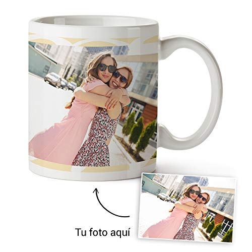 Fotoprix Taza Personalizada con Foto para Mejor Amigo | Regalo Original Amiga | Varios diseños (Café Virtual)