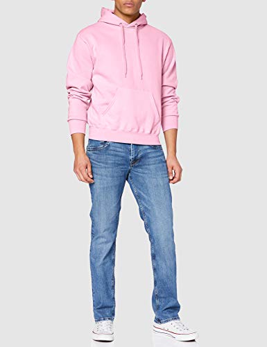Fruit of the Loom SS026M, Sudadera con capucha y cremallera Para Hombre, Rosa (Light Pink), Large