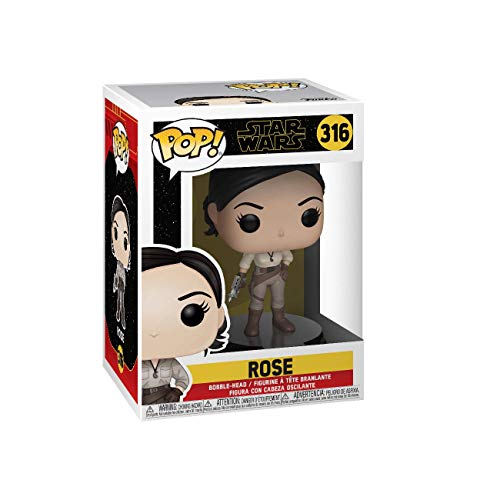 Funko Pop Star Wars The Rise of Skywalker: Rose, Dibujos Animados, Color Natural, One-Size (39888)
