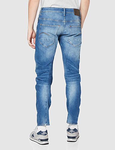 G-STAR RAW ARC 3D Slim Jeans Vaqueros, Azul (Authentic Faded Blue), 29W / 30L para Hombre