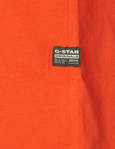 G-STAR RAW Big Logo Back Graphic Straight Camiseta, Bright Acid 336/B443, Large Mens