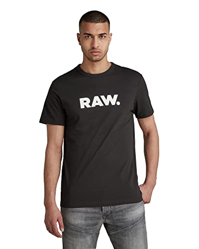 G-STAR RAW, hombres Camiseta Holorn, Negro (black 8415-990), M