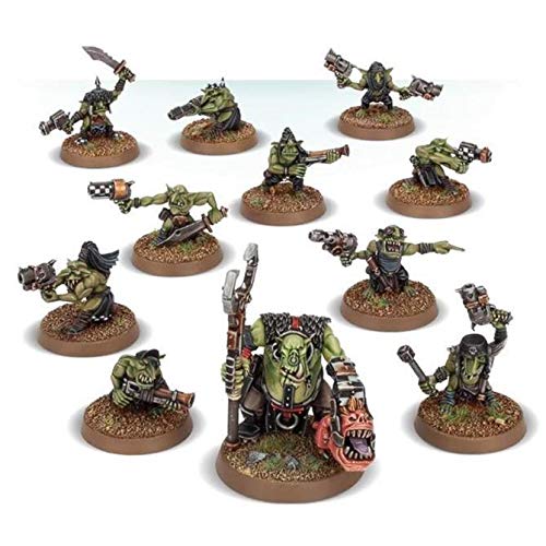 Games Workshop 99120103053 - Ork Gretchin - Warhammer 40000 - Contiene 10 Figuras gretchins y un Ork Runtherd - Miniaturas Citadel