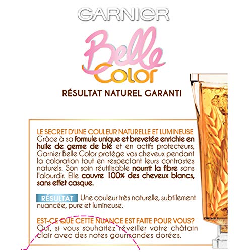 Garnier - Belle color - El color permanente de la castaña - 21 natural de rubio claro dorado