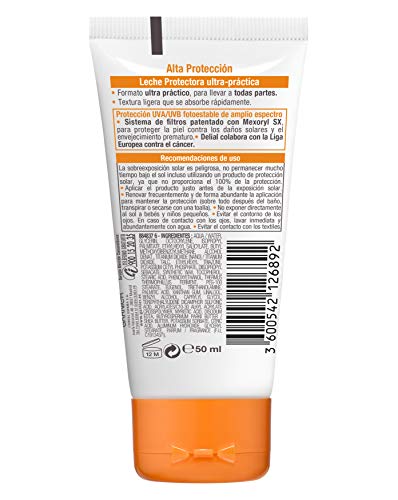 Garnier Delial Sensitive Advanced Proteccion Adultos Formato Viaje Ip 30 - 50 Ml, 6 Unidad