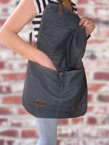 Genérico Bolso Vaquero Mujer, Denim Bag, Bolso Bandolera Mujer, Bolsa de Hombro, Juvenil, Casual, Bolso Tejano, Unisex.