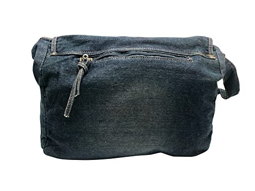 Genérico Bolso Vaquero Mujer, Denim Bag, Bolso Bandolera Mujer, Bolsa de Hombro, Juvenil, Casual, Bolso Tejano, Unisex.