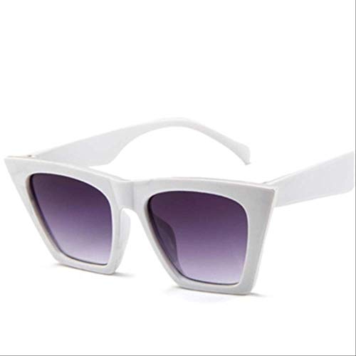 Genrics Cat Eye Mujer Gafas de Sol Mujer Gafas Accesorios Blanco