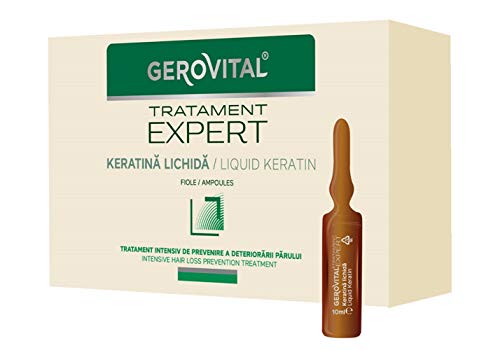 Gerovital Tratament Expert, QUERATINA LÍQUIDA, 10 ampoules x 10 ml