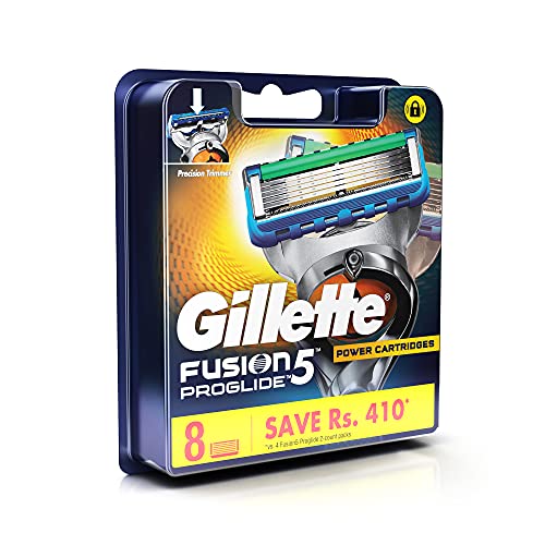 Gillette Fusion ProGlide Manual Cuchillas de maquinilla de afeitar hoja de repuesto, 6 hilos, maquinillas de afeitar para hombre/de los hombres