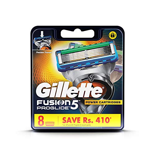 Gillette Fusion ProGlide Manual Cuchillas de maquinilla de afeitar hoja de repuesto, 6 hilos, maquinillas de afeitar para hombre/de los hombres