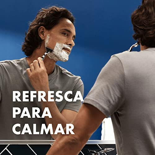 Gillette Series Gel De Afeitar Calmante Con Aloe Vera, Para Piel Sensible, Protección Total Ante La Irritación, Ayuda A Proteger Contra Cortes, Ardor, Escozor, Enrojecimiento Y Tirantez, 200ml