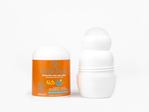 Gisèle Denis - Protector Solar en Roll On para Niños, FPS50+, Resistente al Agua, 50 ml