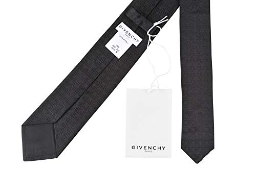 Givenchy Corbata para hombre, diseño de estrellas, color negro