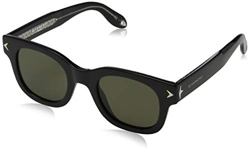 Givenchy GV 7037/S E4 Y6C Gafas de Sol, Negro (Black Black Crystal/Brown), 47 Unisex Adulto