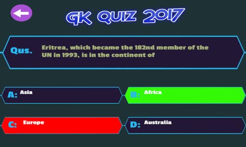 GK Quiz 2017