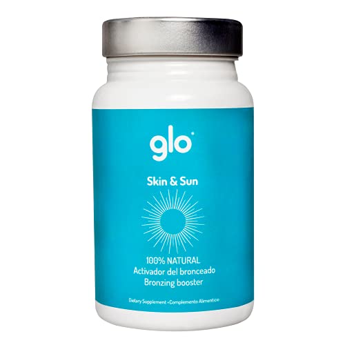 Glo Aceledaror Bronceado Complemento Alimenticio Natural - Glo Solar Skin&sun, color Blanco