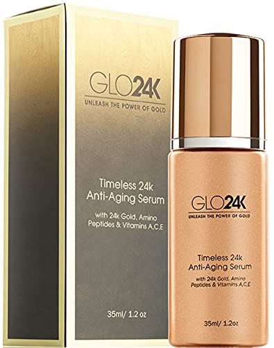 GLO24K Suero antienvejecimiento de 24 k con vitaminas C y