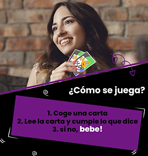 Glop Prenda - Juego de Mesa Adulto - Juego para Beber con Prendas - el Juego de Cartas más Atrevido - Regalos Originales para Hombres y Mujeres