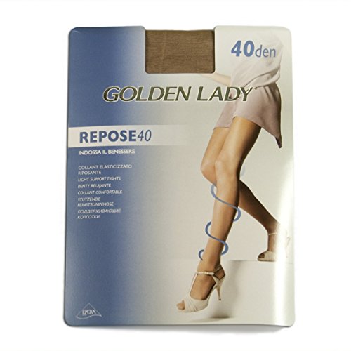 Golden Lady 9-Repose 40-Malto-M - Panty Descanso Repose 40 Mujer Color: Malto Talla: Medium