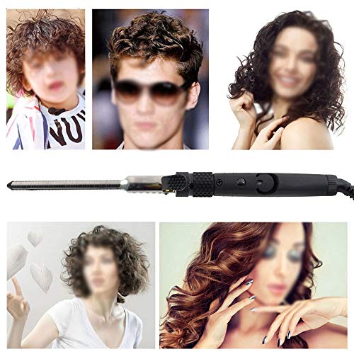 GPWDSN Curly Hair Styler Rizos Cerámica Curling Iron Fashion Wand Curler Pera Hair Curlers Rodillos Buenos artículos Curling Wand