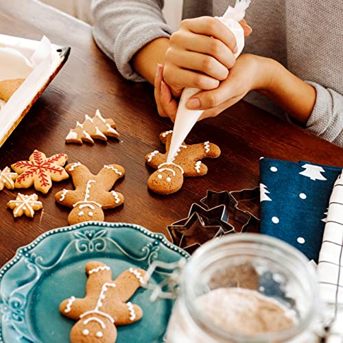 GWHOLE 3 Piezas Moldes Galletas Niño de Jengibre Navidad Cortadores Pan Muñeco de Jengibre de Acero Inoxidable para Navidad Cookies, Chuches, Fondant, Chocolate