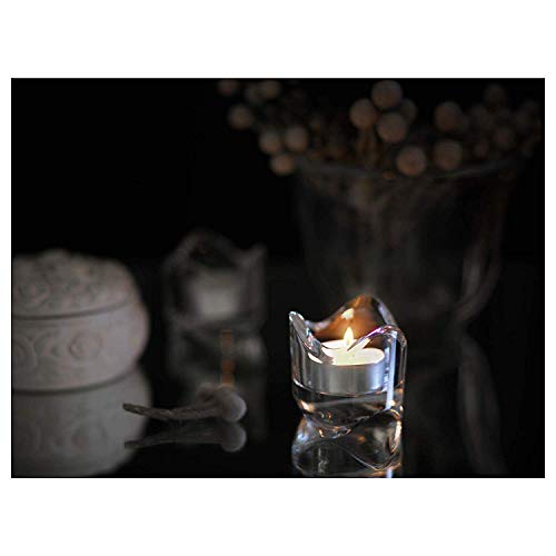 H HANSEL HOME Velas de Te - Tealight - Blancas - Sin Perfume (500 Velas)