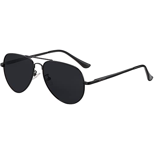 H HELMUT JUST Gafas De Sol para Hombre Mujer Aviador Polarizadas Espejo Para Conducir Viajes HJ1302