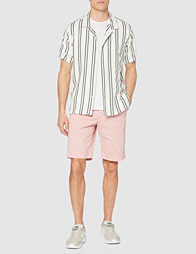 Hackett London Pantalones Cortos de Textura G/Dye, 368rosa, 38 para Hombre