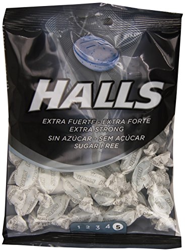 Halls - Caramelo Extra Fuerte Sin Azúcar - 100g