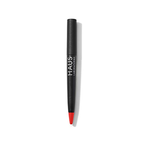 HAUS LABORATORIES By Lady Gaga LE MONSTER MATTE LIP CRAYON, Lápiz labial cremoso mate y de larga duración, barra de labios de cobertura total, en 22 tonos, vegano y no testado en animales, 0.05 Oz