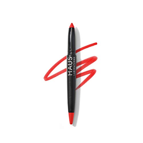 HAUS LABORATORIES By Lady Gaga LE MONSTER MATTE LIP CRAYON, Lápiz labial cremoso mate y de larga duración, barra de labios de cobertura total, en 22 tonos, vegano y no testado en animales, 0.05 Oz