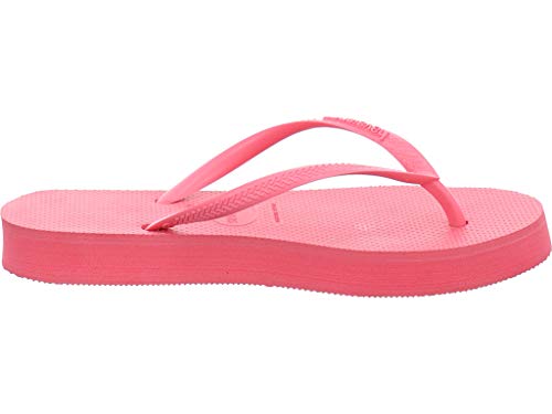 Havaianas Slim Flatform, Chanclas, para Mujer, Porcelana Rosa, 37/38 EU