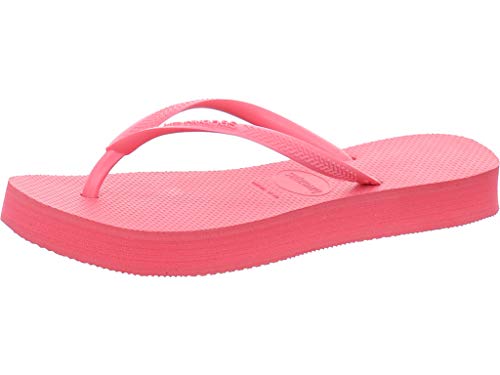 Havaianas Slim Flatform, Chanclas, para Mujer, Porcelana Rosa, 37/38 EU