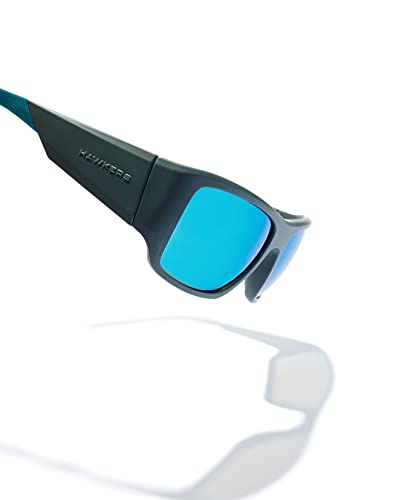 HAWKERS · Gafas de sol 360 para hombre y mujer. · CARBON GREY · BLUE