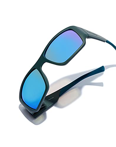 HAWKERS · Gafas de sol 360 para hombre y mujer. · CARBON GREY · BLUE