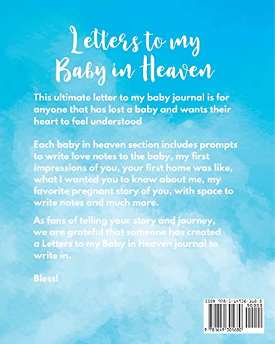 Heaven's Newest Angel Letters To My Baby: A Diary Of All The Things I Wish I Could Say | Newborn Memories | Grief Journal | Loss of a Baby | Sorrowful ... Forever In Your Heart | Remember and Reflect