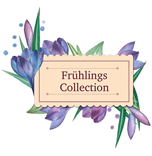 HEITMANN DECO Wandkranz mit Schmetterling und künstlichen Blumen - Türkranz Frühling - Dekoration - Natur, Lila
