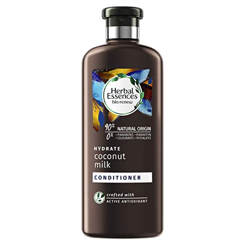 Herbal Essences Bio Renew - Acondicionador hidratante para leche de coco, 400 ml, 6 unidades