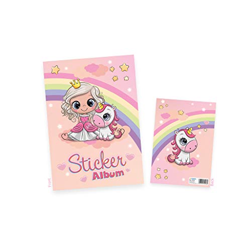 HERMA 15423 - Álbum de pegatinas DIN A5, en blanco, con diseño de princesa Sweetie (16 páginas, papel especial revestido), para coleccionar, 1 unidad, para niños