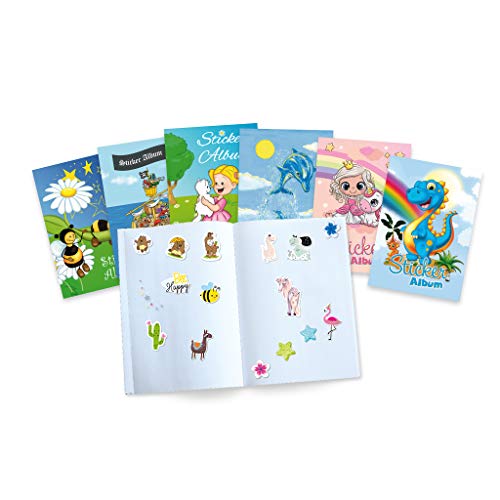 HERMA 15423 - Álbum de pegatinas DIN A5, en blanco, con diseño de princesa Sweetie (16 páginas, papel especial revestido), para coleccionar, 1 unidad, para niños