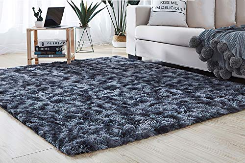 HETOOSHI alfombras mullidas de Interior súper Suaves y mullidas de Terciopelo Linda Alfombra de Dormitorio mullidaAdecuado para salón Dormitorio baño sofá Silla cojín