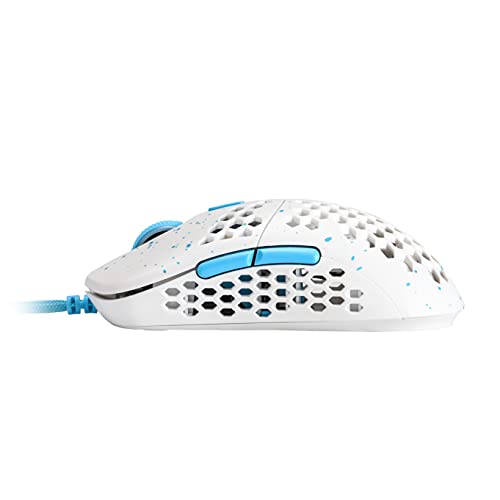 HK Gaming Mira M Ultra Ligero Honeycomb Shell Wired Gaming Mouse – 6 botones – 2.1 oz (63 g) (Medio | Mira-M, Massalia)